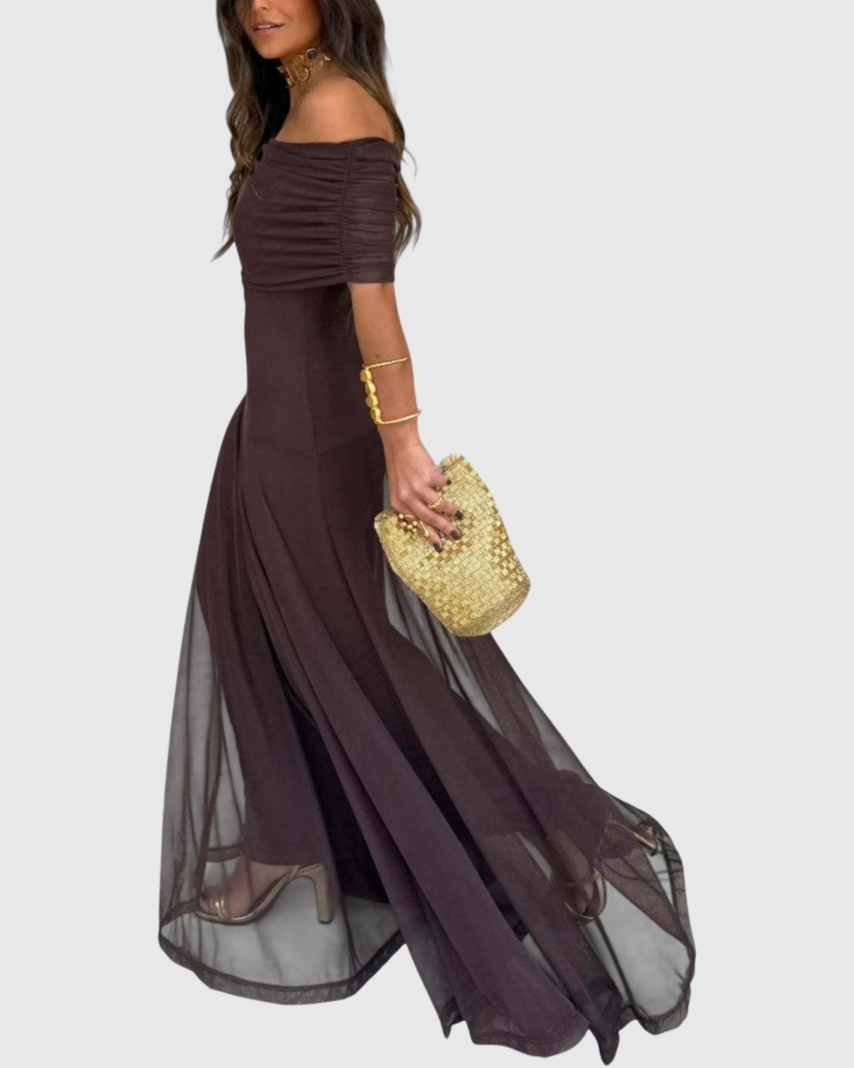 ALICIA™ | VESTIDO MAXI DE UN HOMBRO