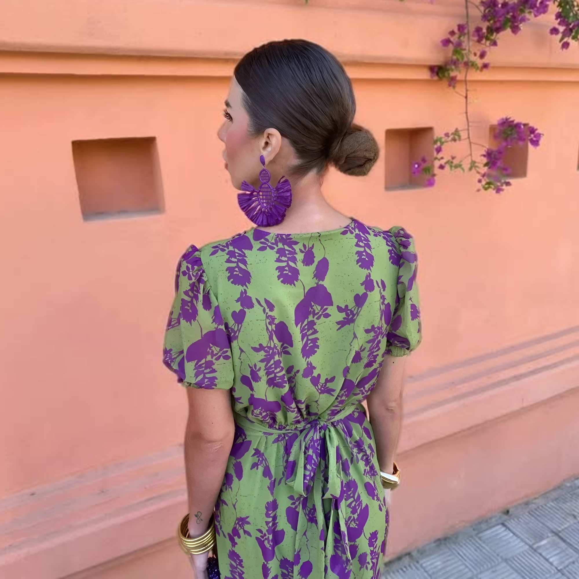 Andrea™ | Vestido Floral Corte Favorecedor