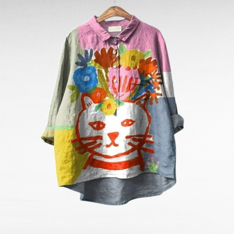 Raquel™ | Blusa de lino elegante para cualquier ocasión