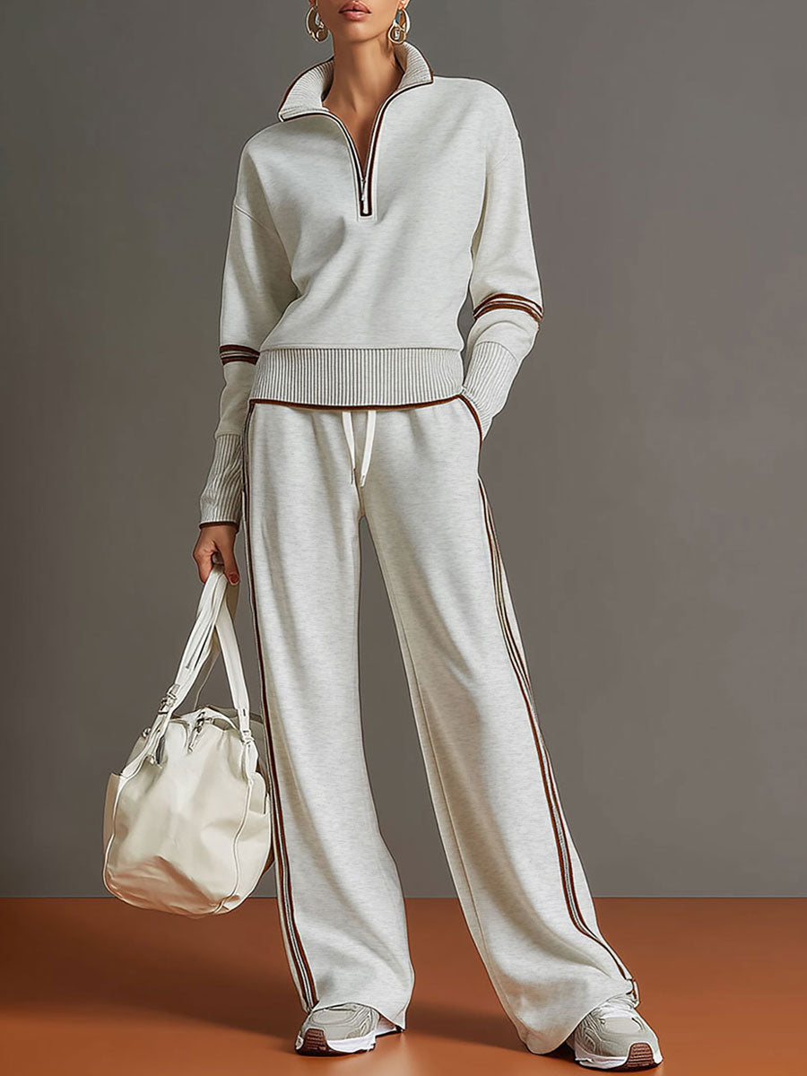 Marietta – blusa y pantalones de pierna ancha