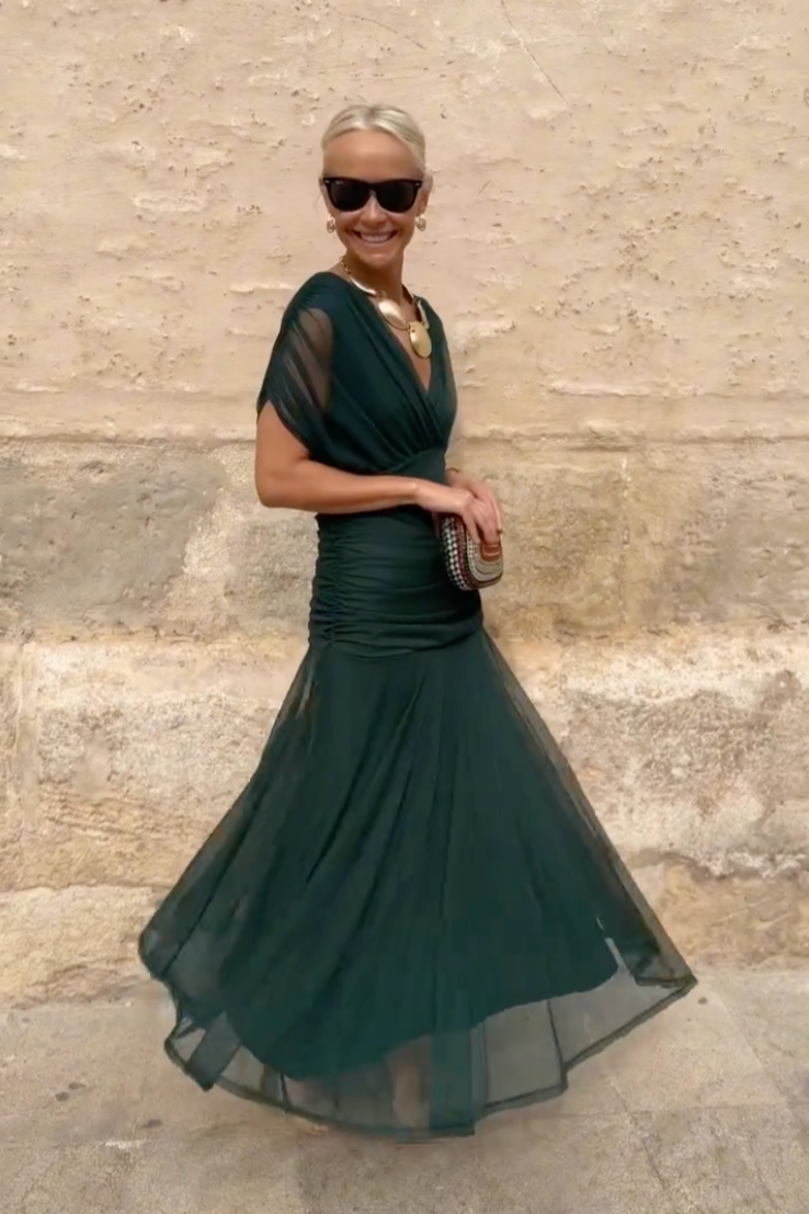 Vestido santana (Georgette de seda 100%)