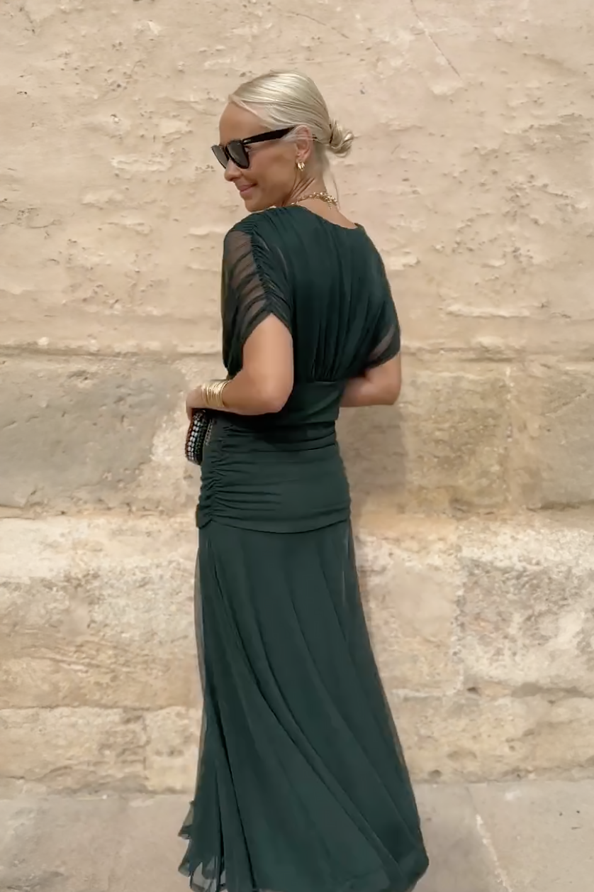 Vestido santana (Georgette de seda 100%)