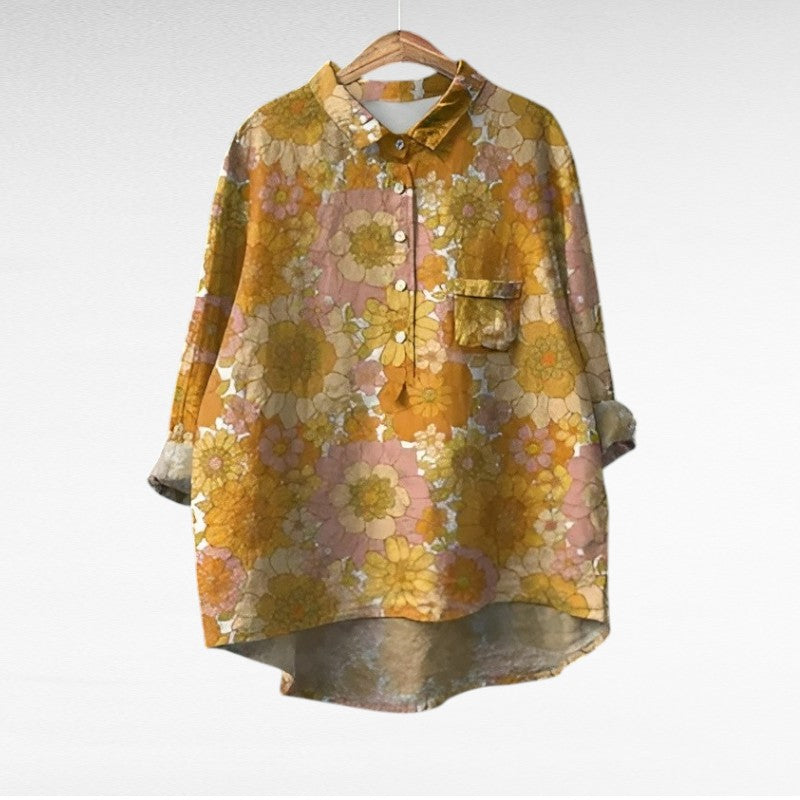 Beatriz™ | Blusa de lino suave y transpirable para verano