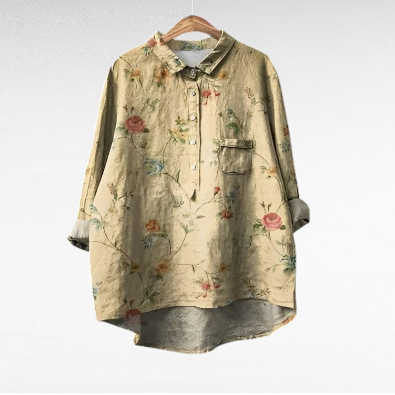 Beatriz™ | Blusa de lino suave y transpirable para verano