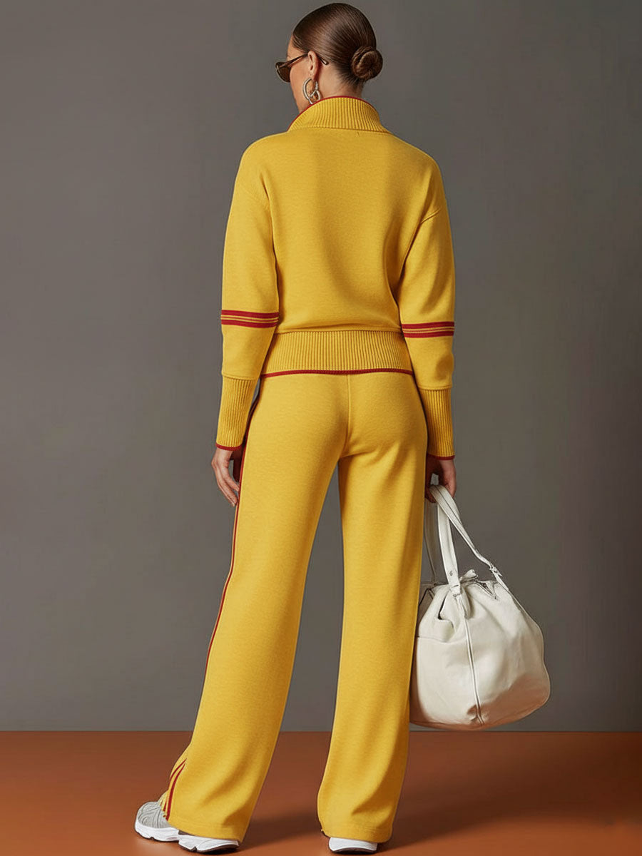 Marietta – blusa y pantalones de pierna ancha