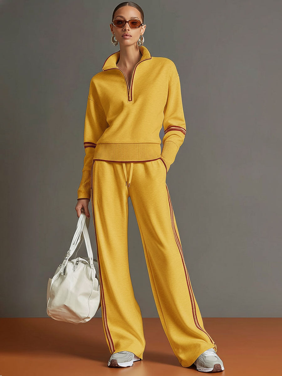 Marietta – blusa y pantalones de pierna ancha