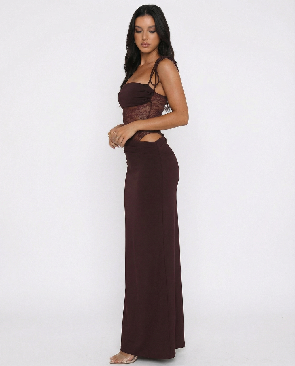 RAQUEL | Lace Panel Maxi