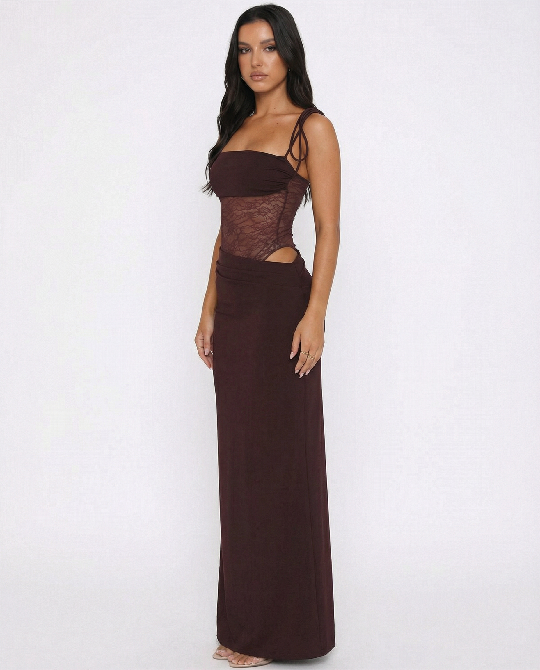 RAQUEL | Lace Panel Maxi