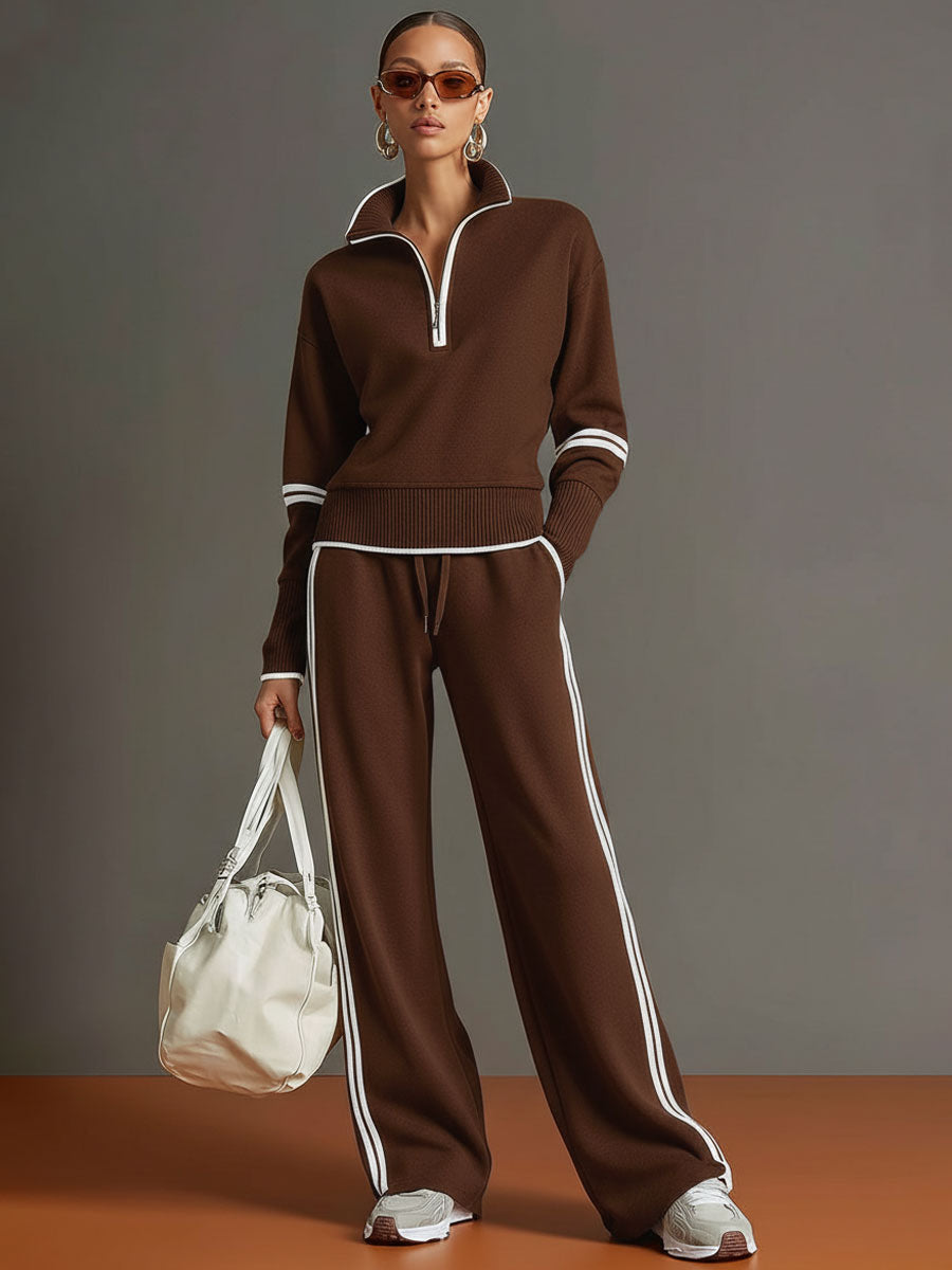 Marietta – blusa y pantalones de pierna ancha