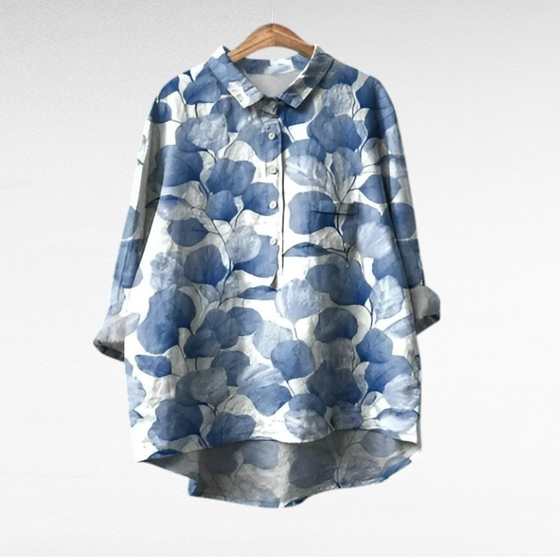 Victoria™ | Blusa de lino elegante con toque premium