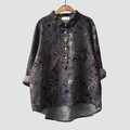Dolores™ | Blusa de lino clásica que favorece sin marcar