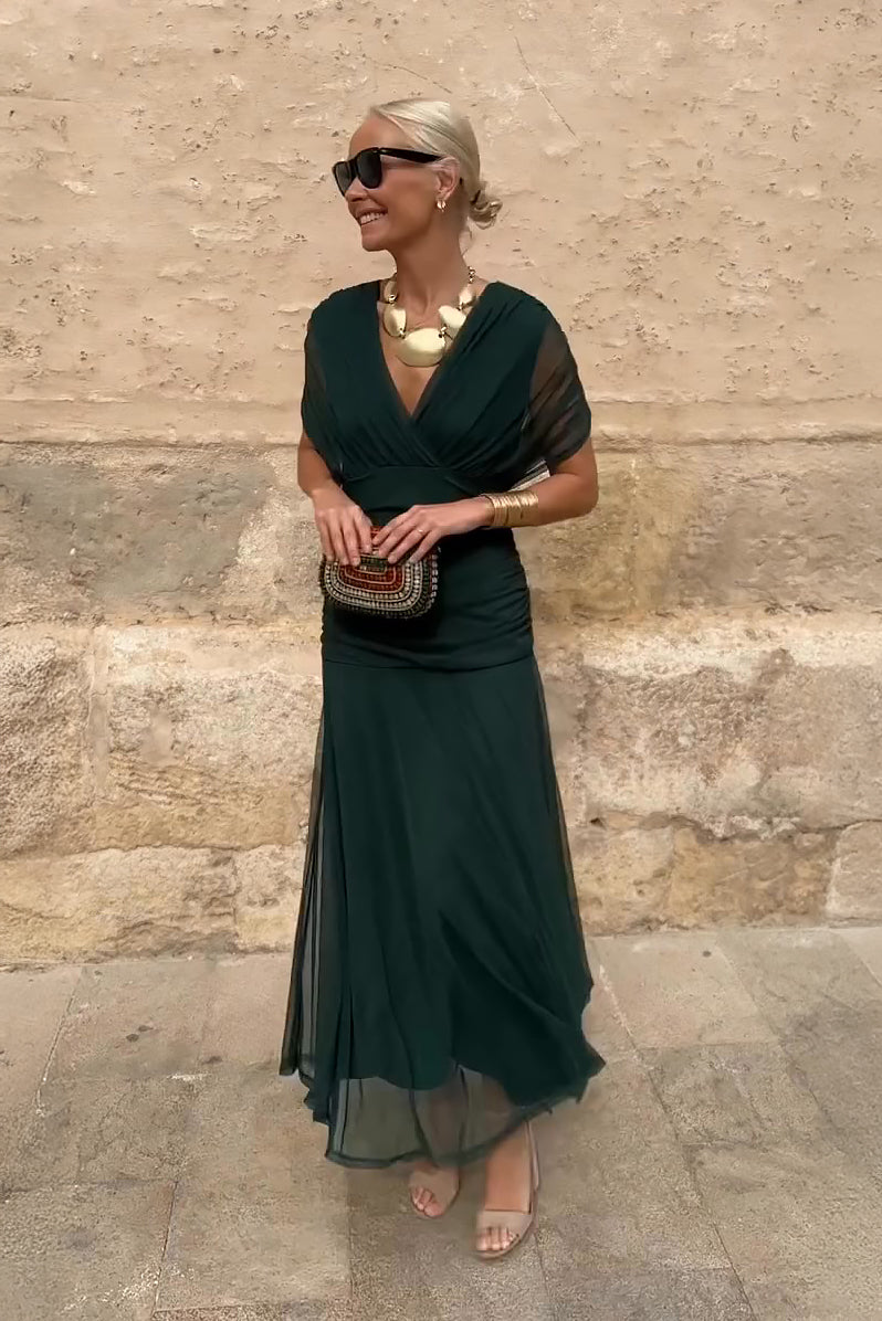 Vestido santana (Georgette de seda 100%)