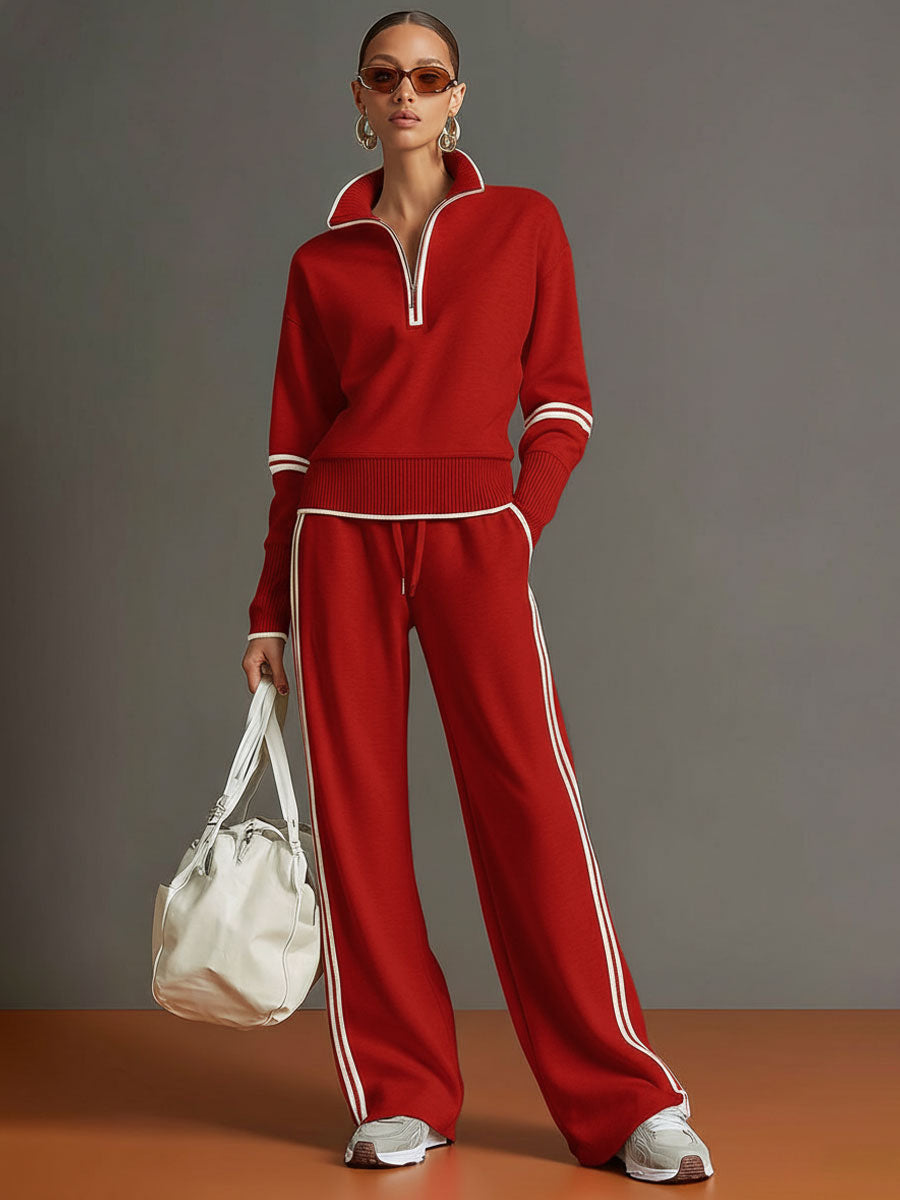 Marietta – blusa y pantalones de pierna ancha
