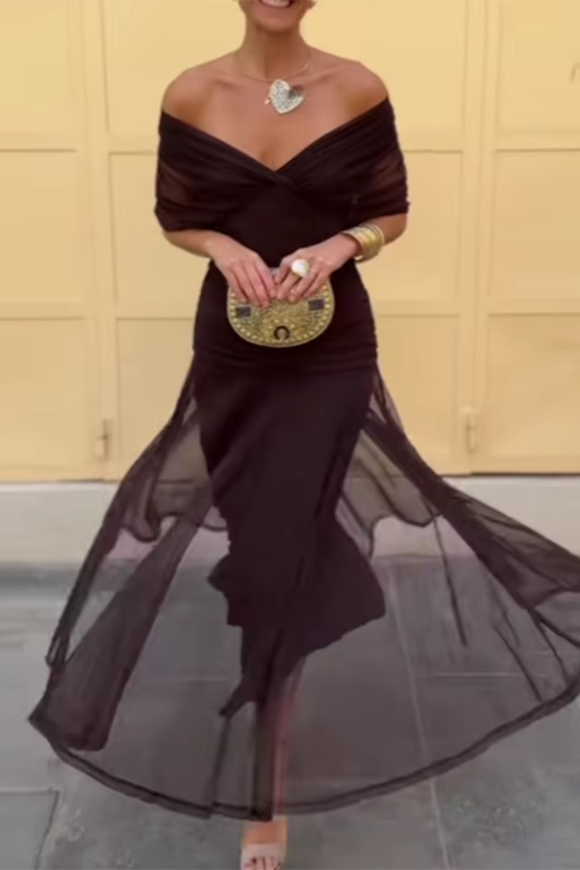 Vestido santana (Georgette de seda 100%)