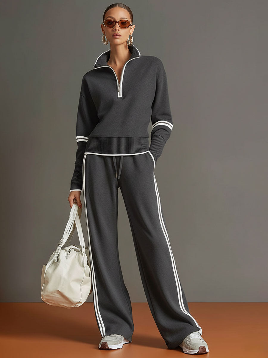 Marietta – blusa y pantalones de pierna ancha