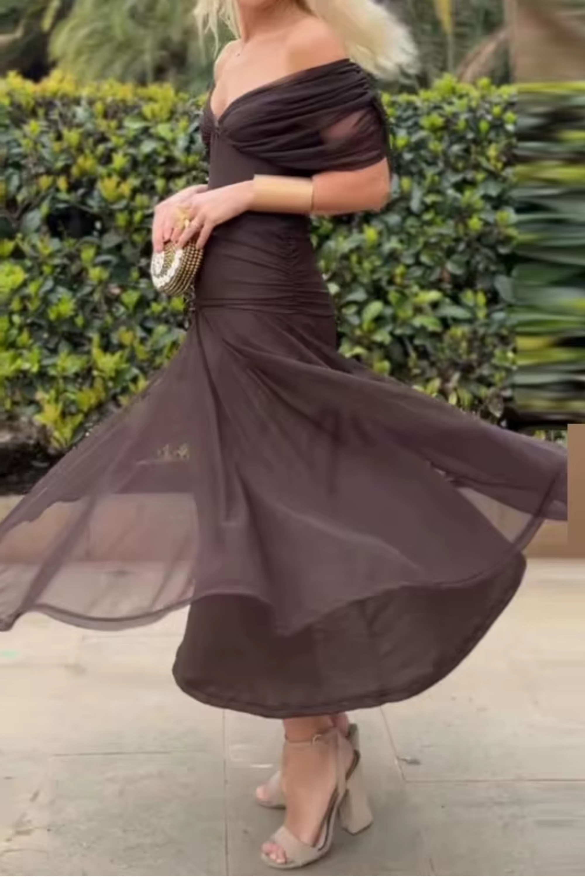 Vestido santana (Georgette de seda 100%)