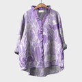 Rosa™ | Blusa de lino suave y elegante que realza tu figura