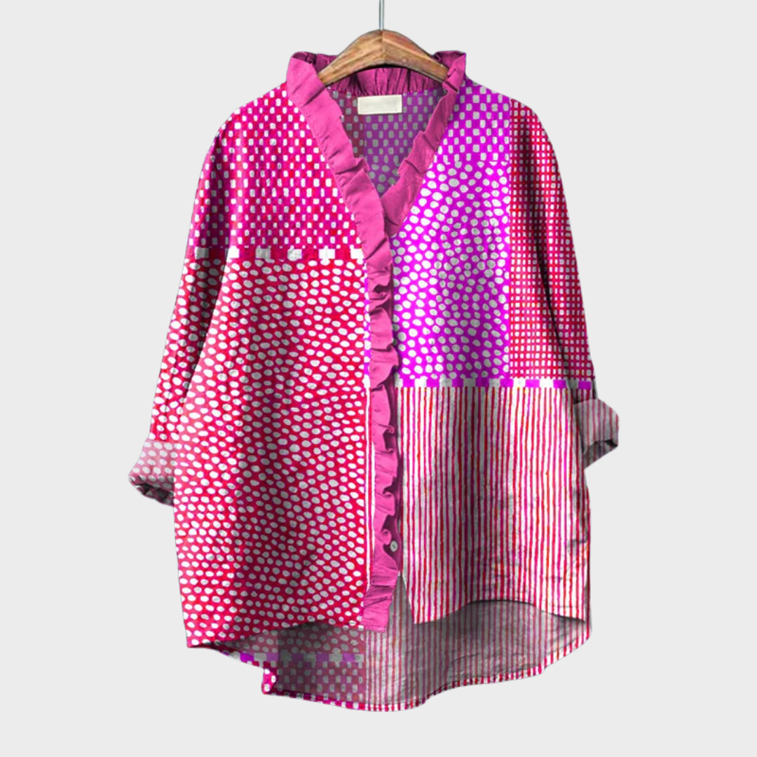 Nuria™ | Blusa de lino fresca y versátil