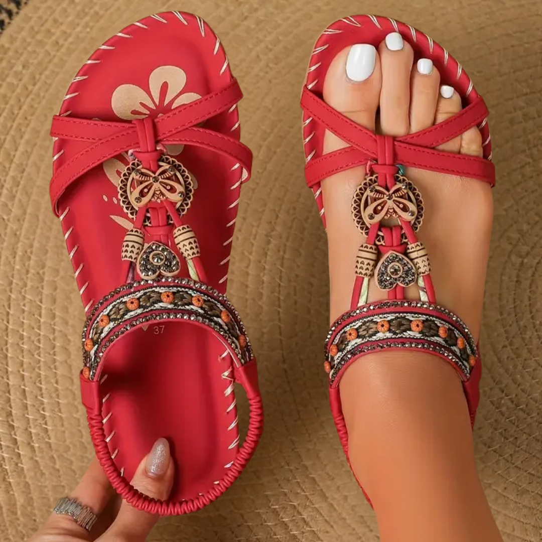 Carmen™ | Sandalias Ortopédicas de Cuero Cómodas y Elegantes (Ultraligeras)