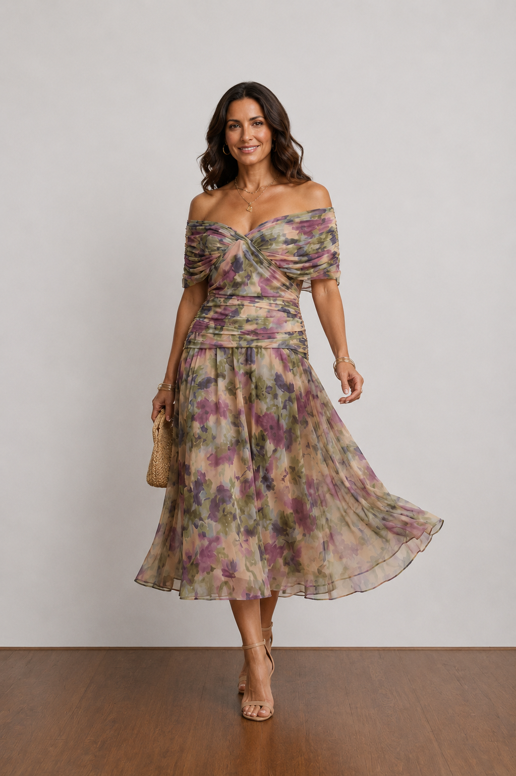 Vestido santana (Georgette de seda 100%)