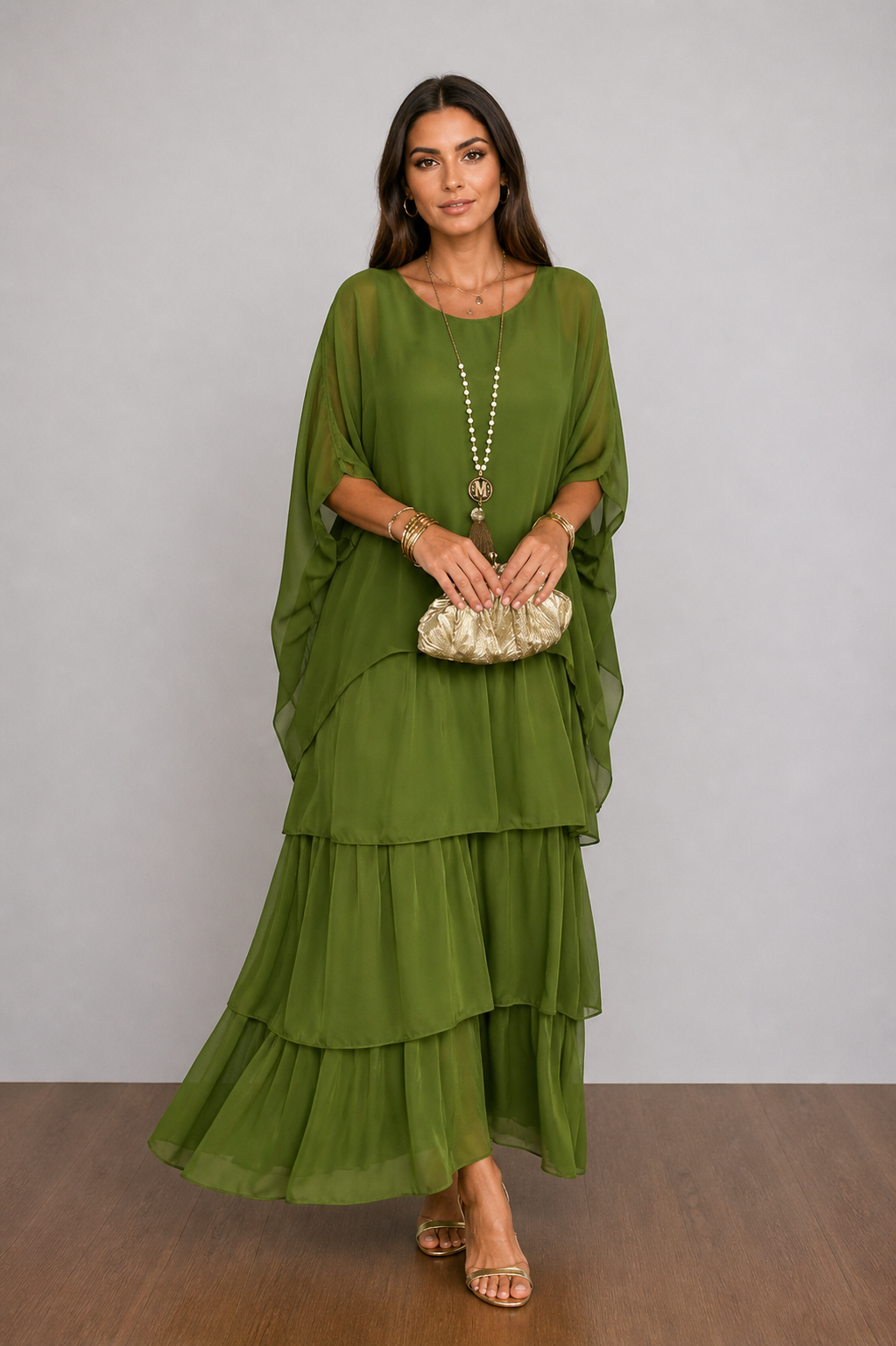 Olivia™ | Vestido de Capas Elegante y Ligero 100% Algodón
