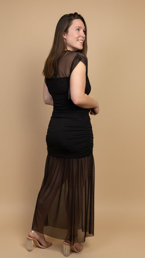 Valeria™ | Vestido Ajustado Translúcido que Realza la Silueta