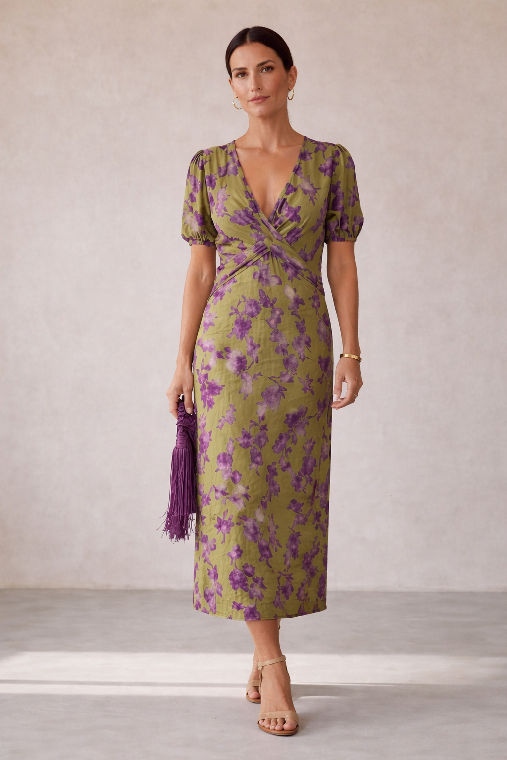 Andrea™ | Vestido Floral Corte Favorecedor