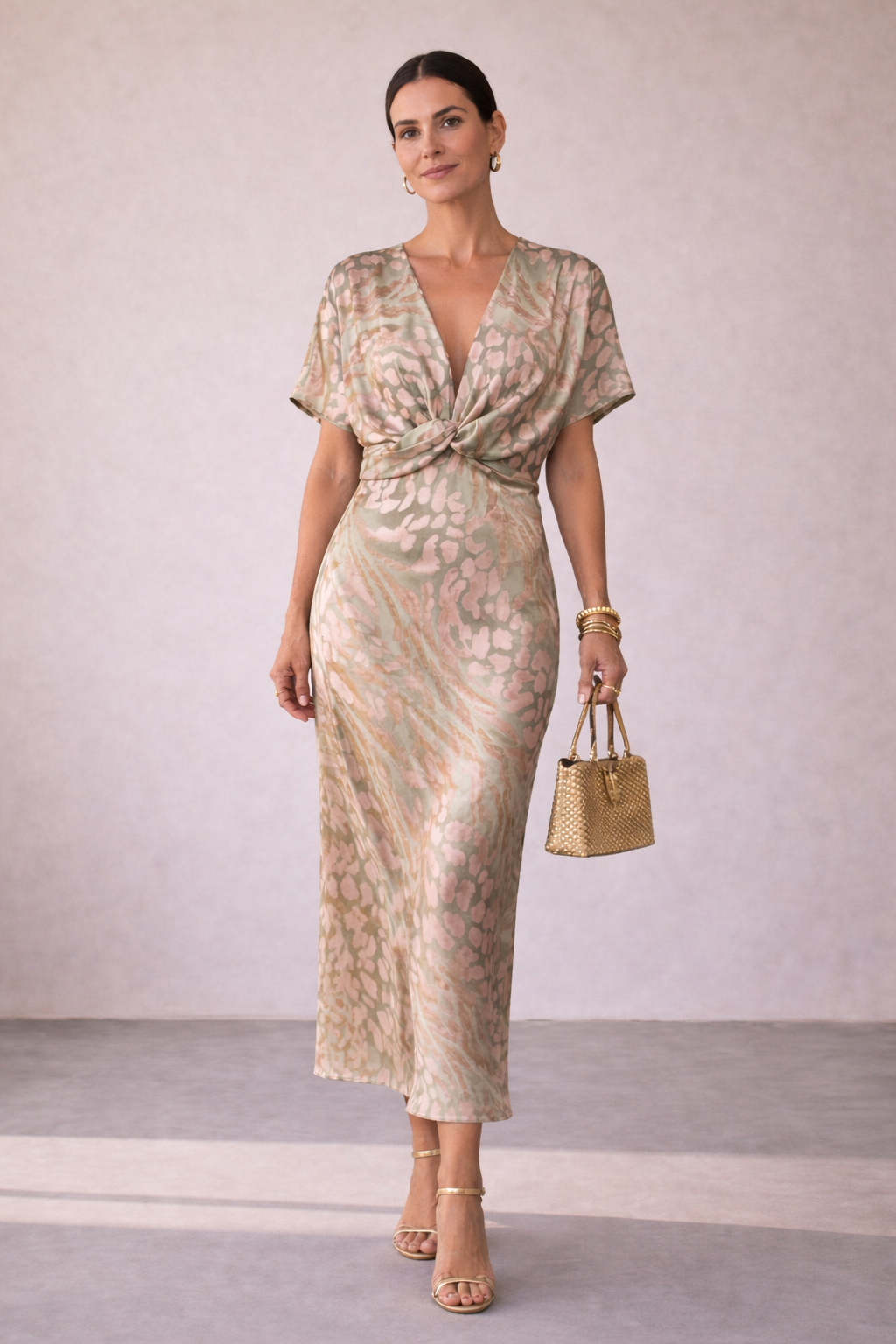 Calandra™ | Vestido Elegante Cruzado que estiliza