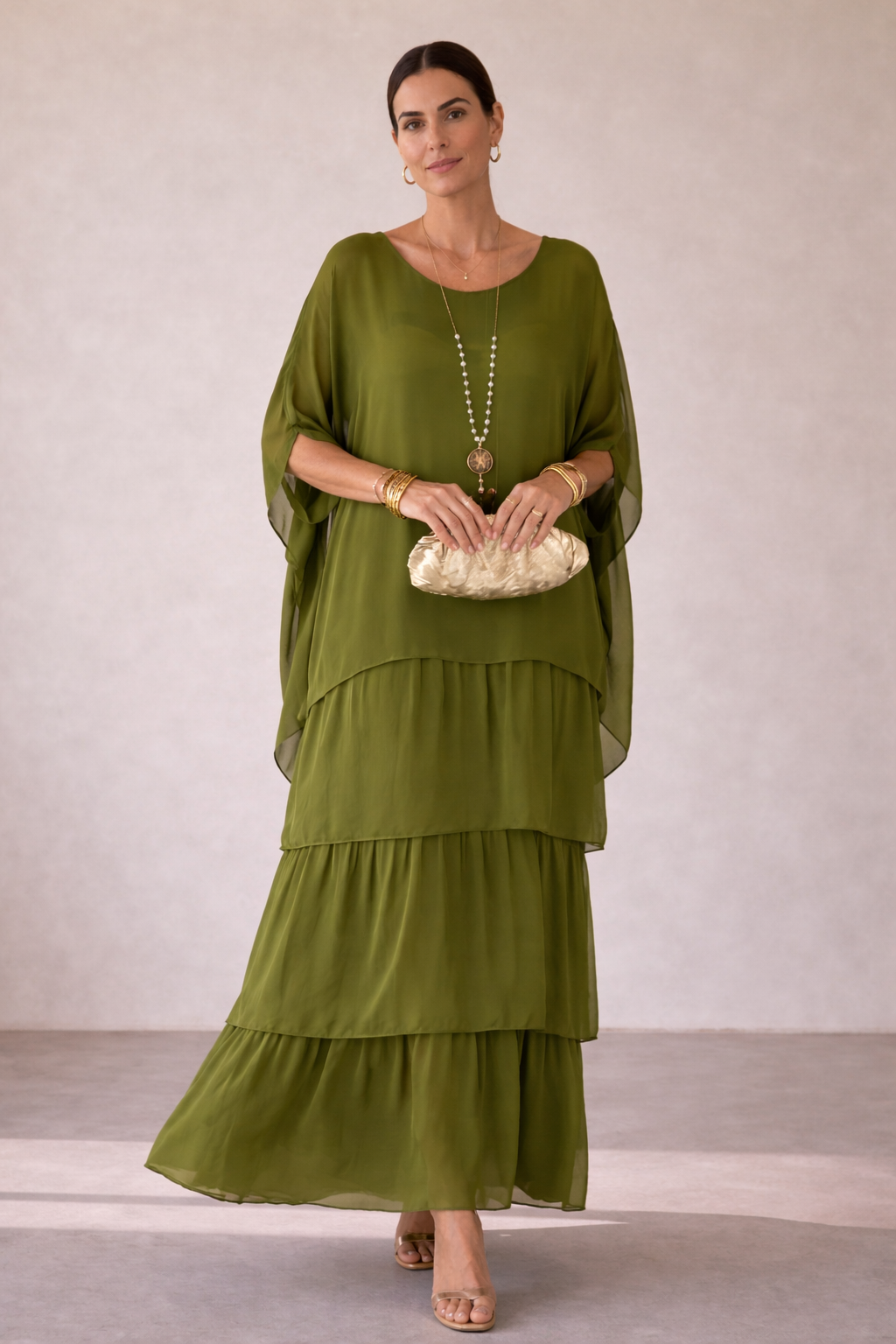 Olivia™ | Vestido de Capas Elegante y Ligero 100% Algodón