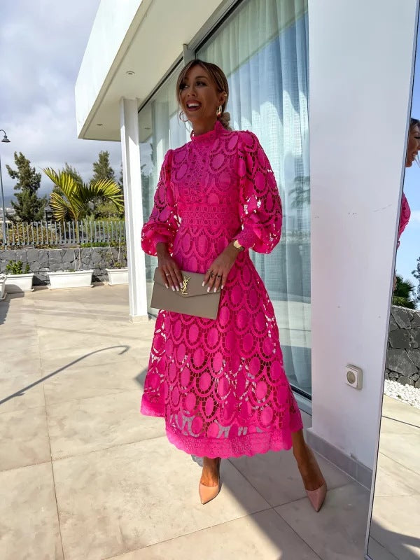 Noor | Vestido Romántico con Detalles Refinados