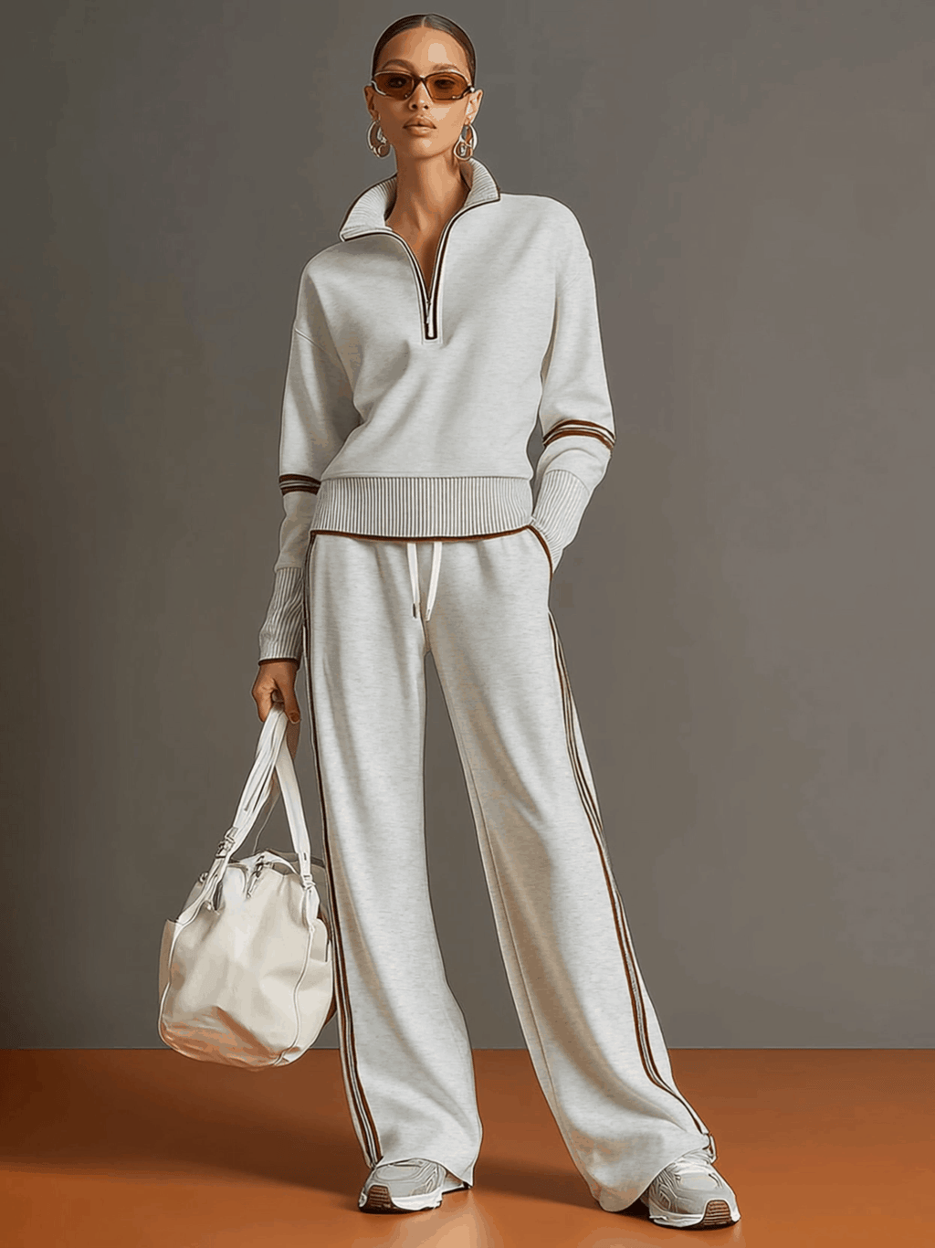 Marietta – blusa y pantalones de pierna ancha