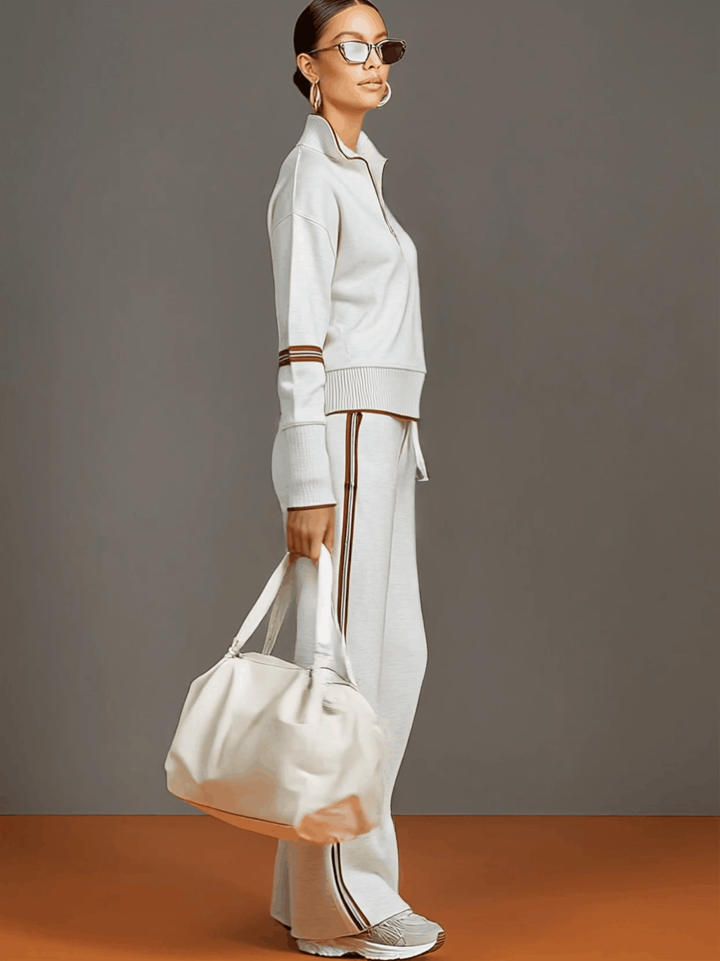 Marietta – blusa y pantalones de pierna ancha