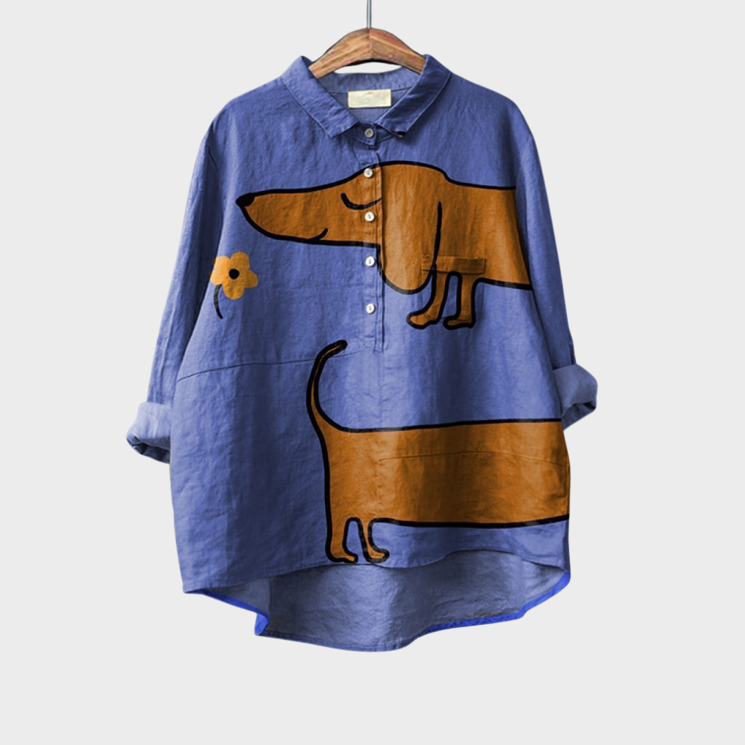 Rosa™ | Blusa de lino suave y estilizada