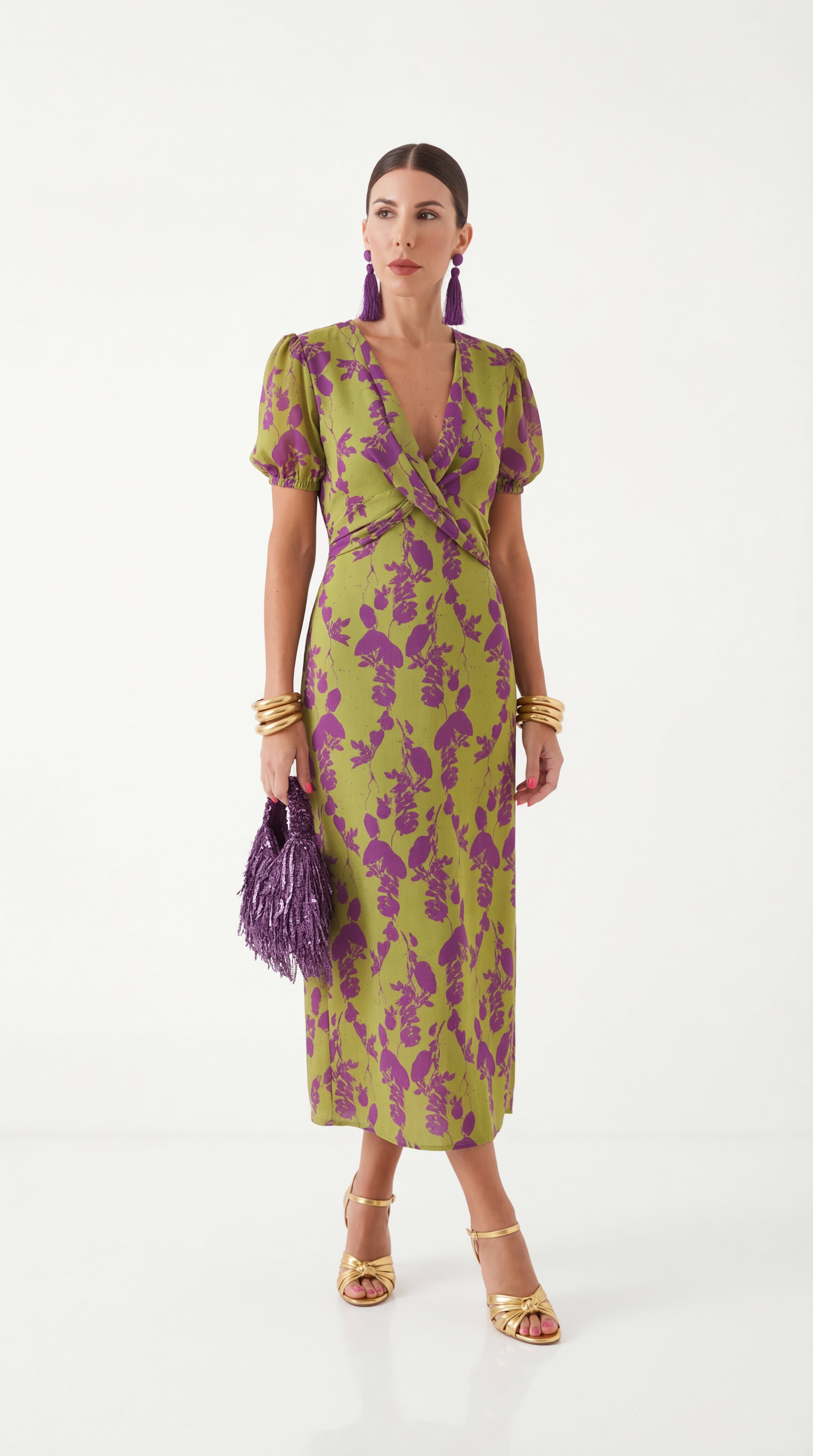 Andrea™ | Vestido Floral Corte Favorecedor