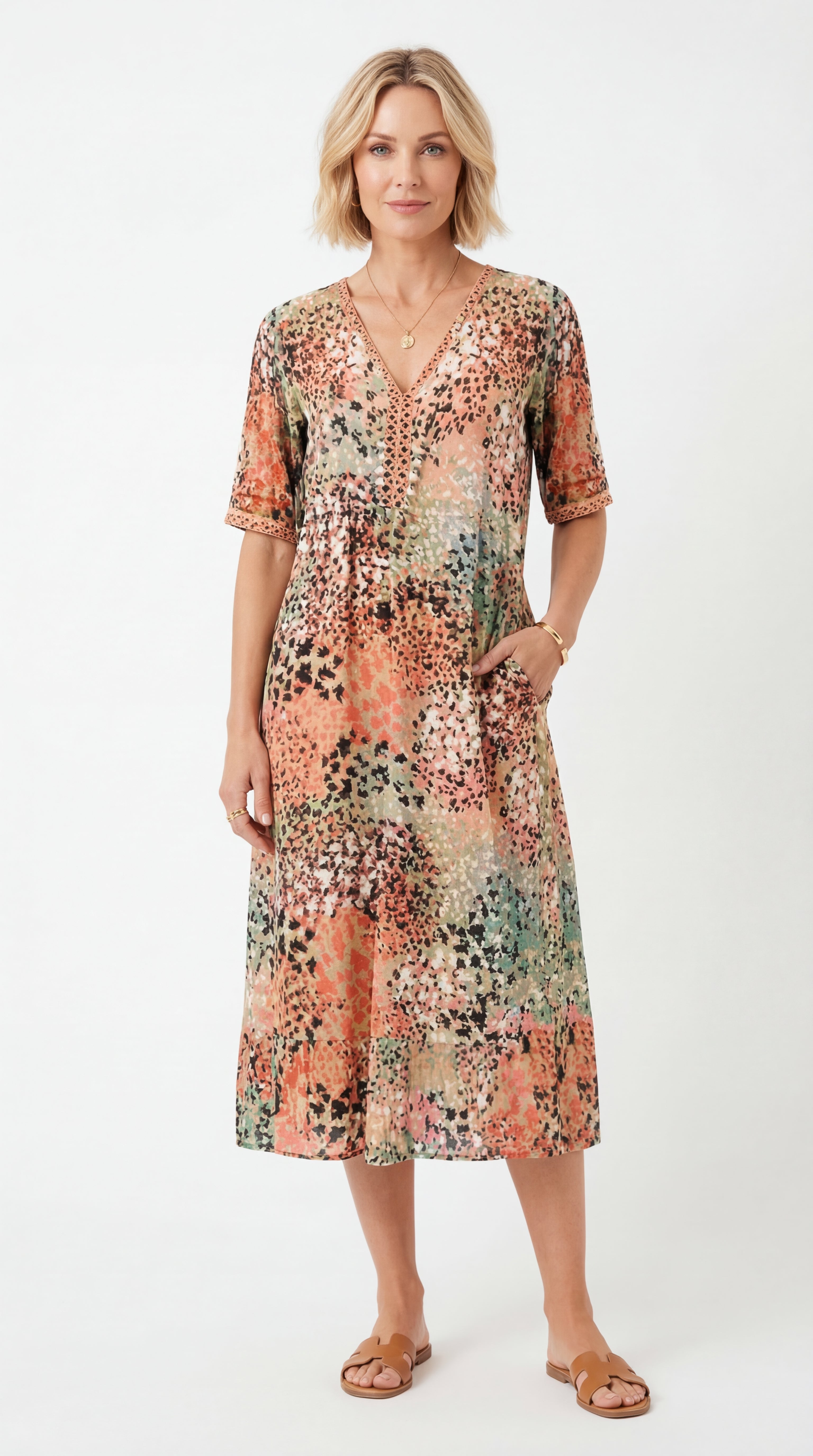 Carmen™ | Vestido Ligero Escote en V Favorecedor