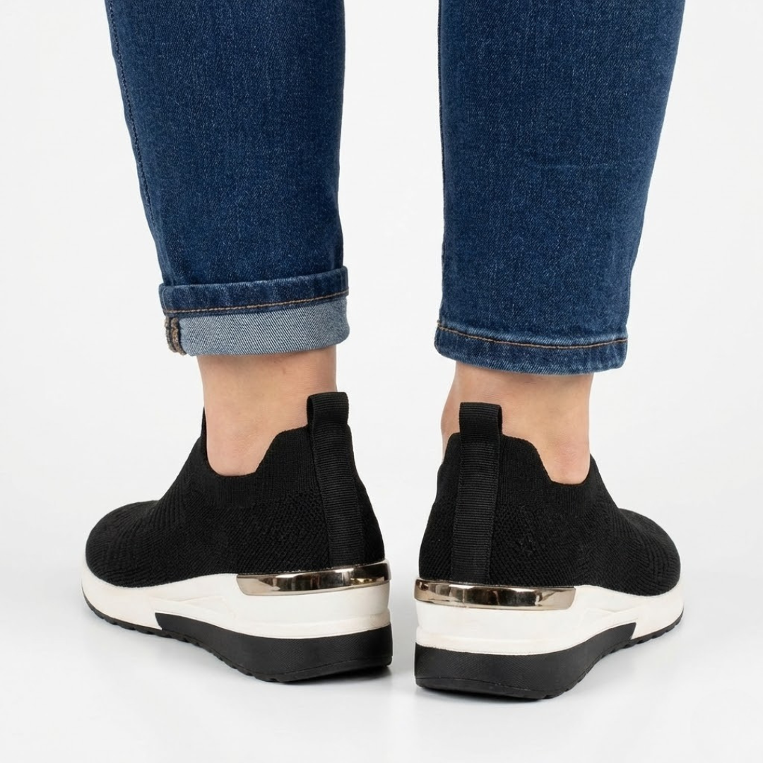 Lorena - Zapatillas cómodas tipo calcetín para muje