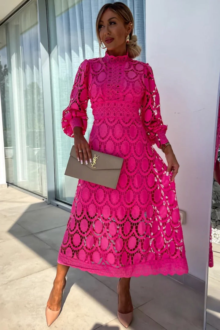 Noor | Vestido Romántico con Detalles Refinados