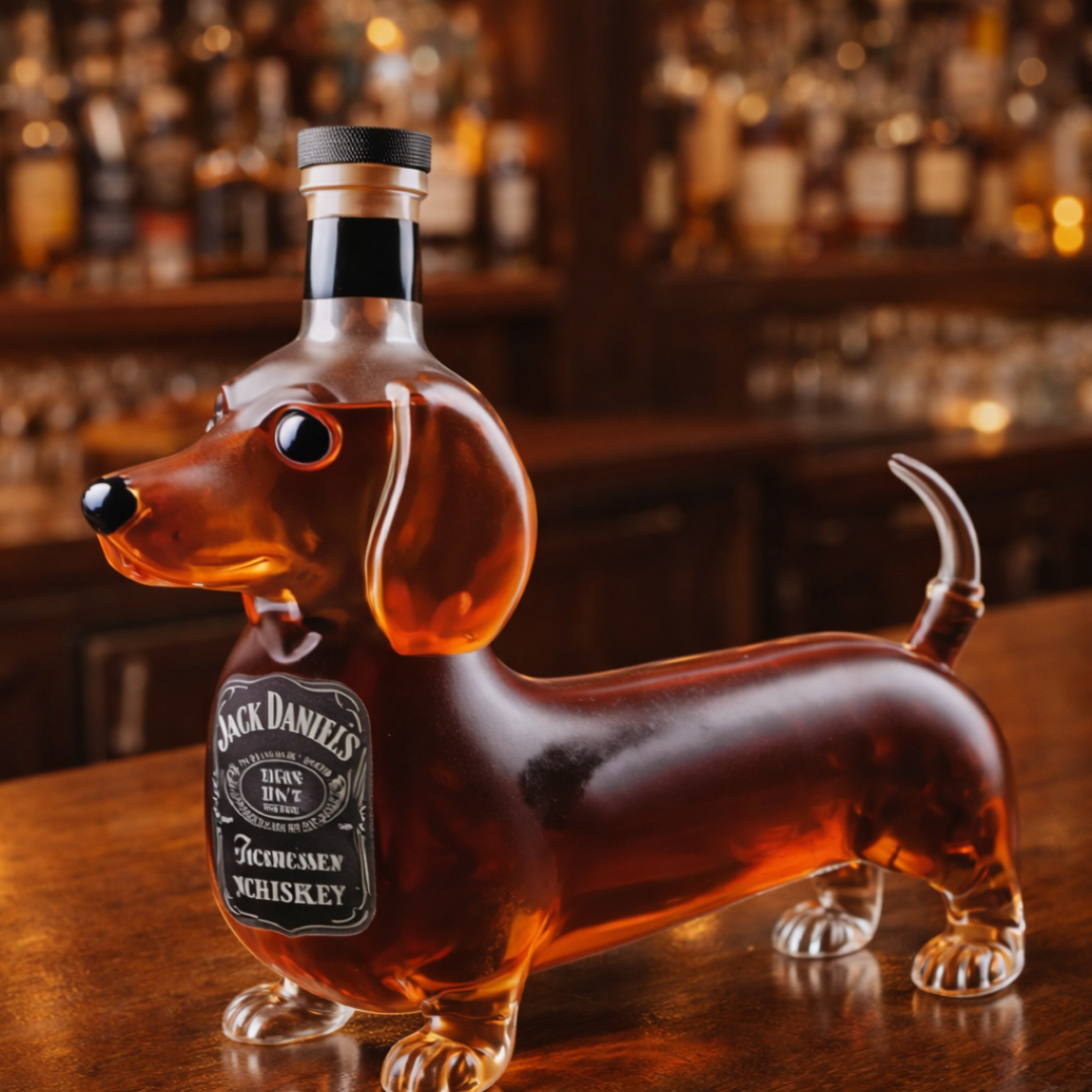 Botella de Whisky Jack Daniel's - Edición Dachshund