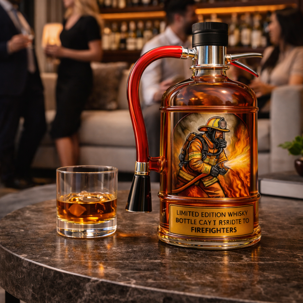Botella de Whisky - Edición Extintor de Incendios