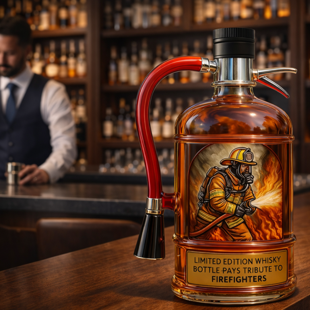 Botella de Whisky - Edición Extintor de Incendios