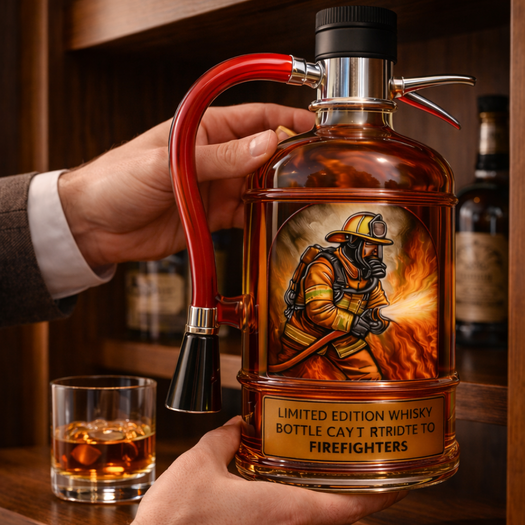 Botella de Whisky - Edición Extintor de Incendios