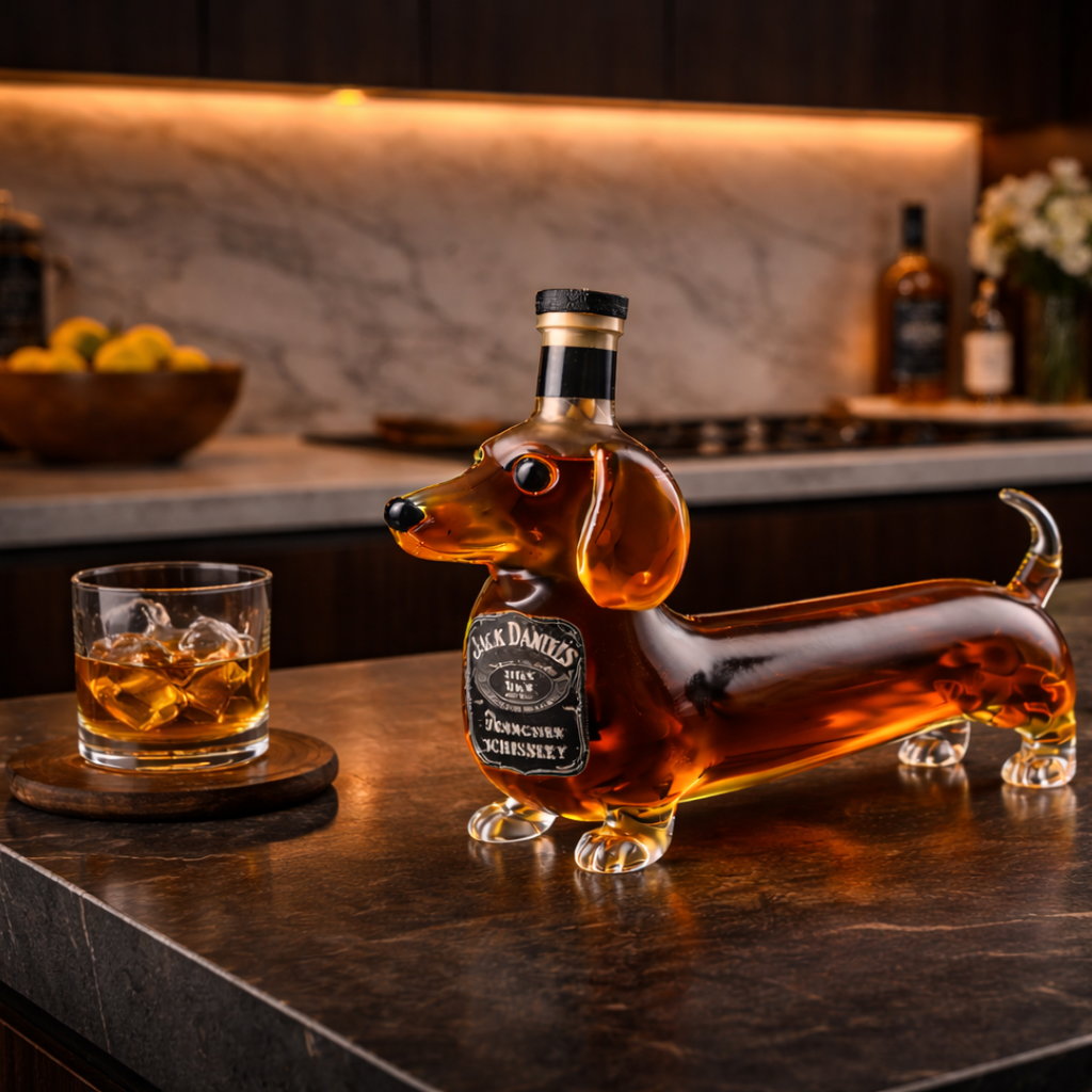 Botella de Whisky Jack Daniel's - Edición Dachshund