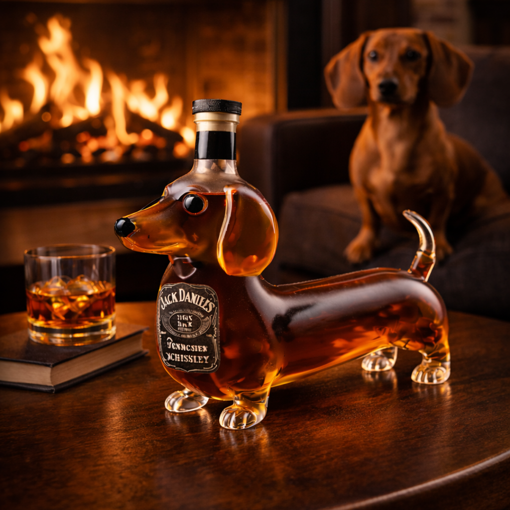 Botella de Whisky Jack Daniel's - Edición Dachshund