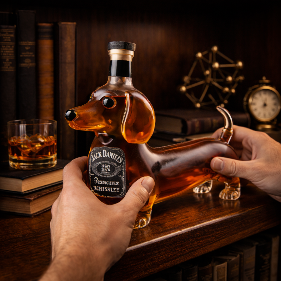 Botella de Whisky Jack Daniel's - Edición Dachshund