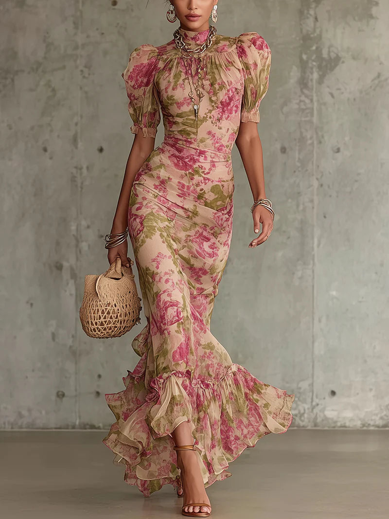 Marta™ | Vestido Elegante que Estiliza y Realza tu Figura (Algodón Premium + Chiffon de Seda)