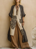 Conjunto Boho de 3 Piezas en Algodón y Lino – Estilo Nómada Elegante