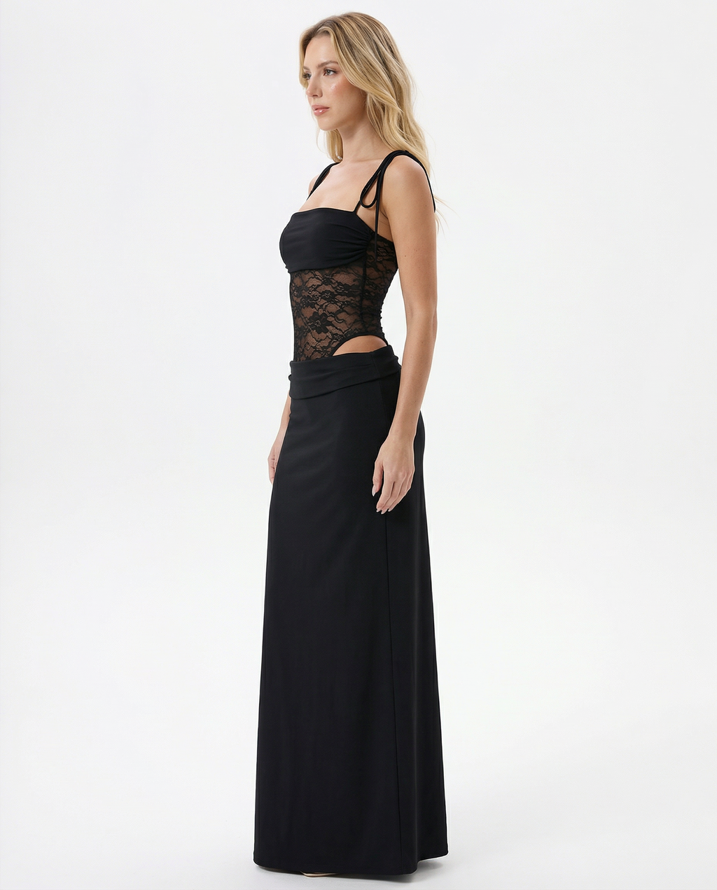 RAQUEL | Lace Panel Maxi