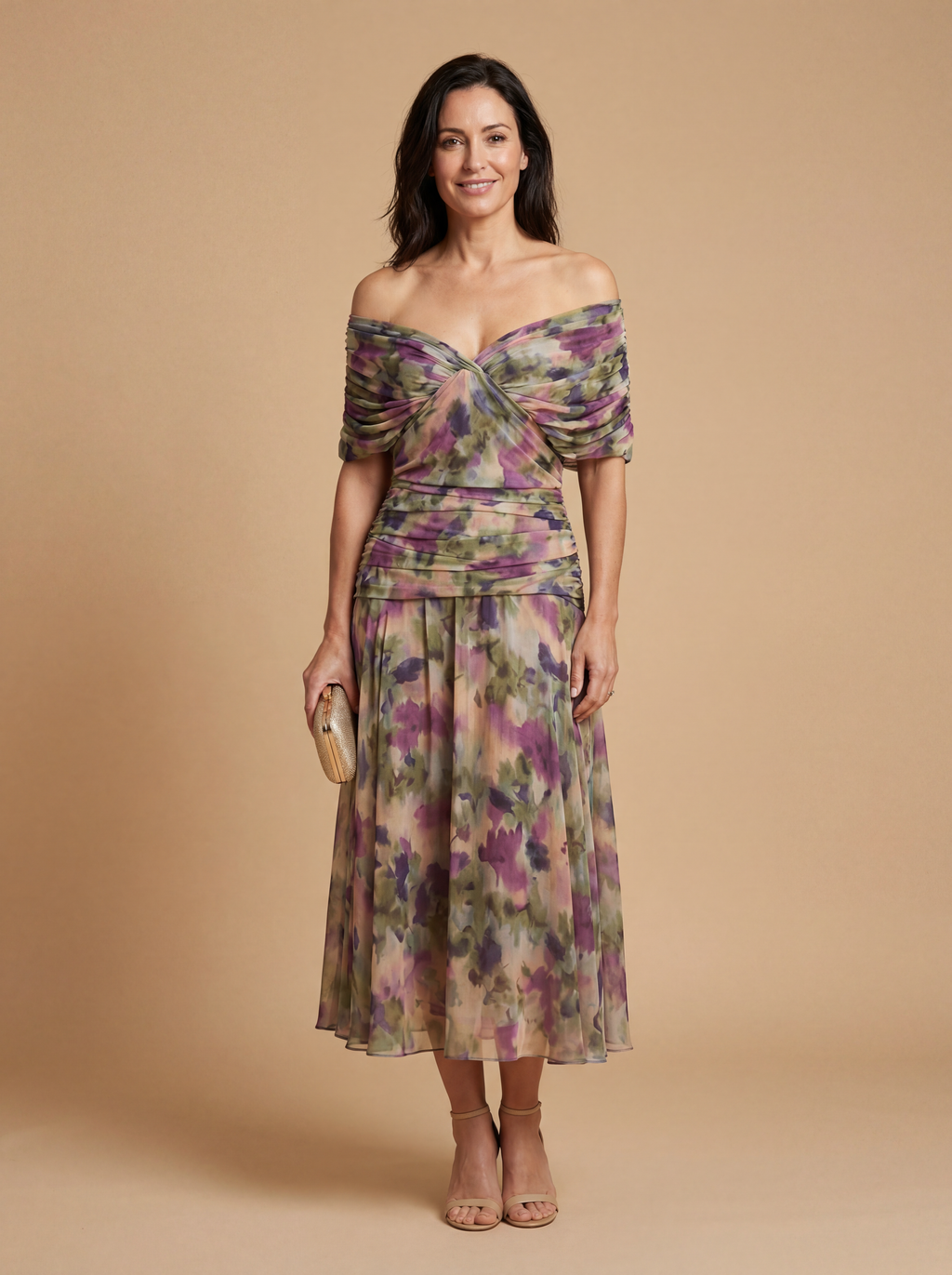 Vestido santana (Georgette de seda 100%)