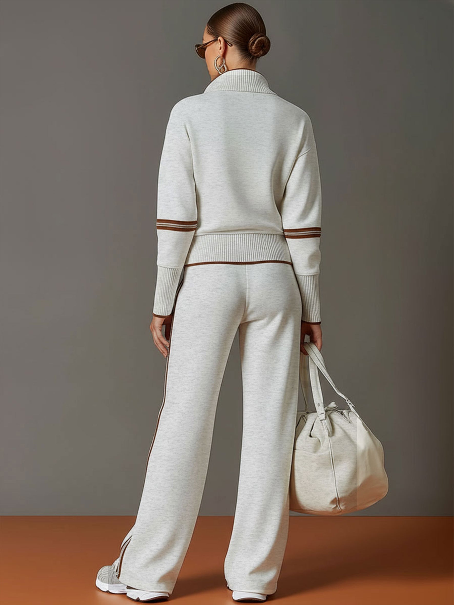 Marietta – blusa y pantalones de pierna ancha