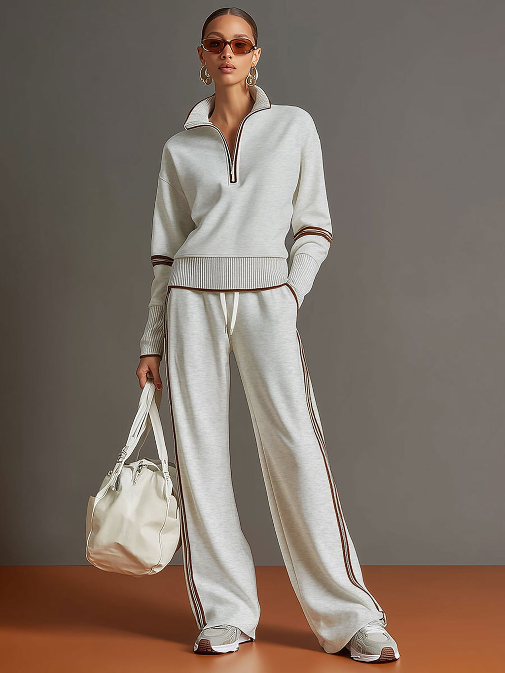 Marietta – blusa y pantalones de pierna ancha